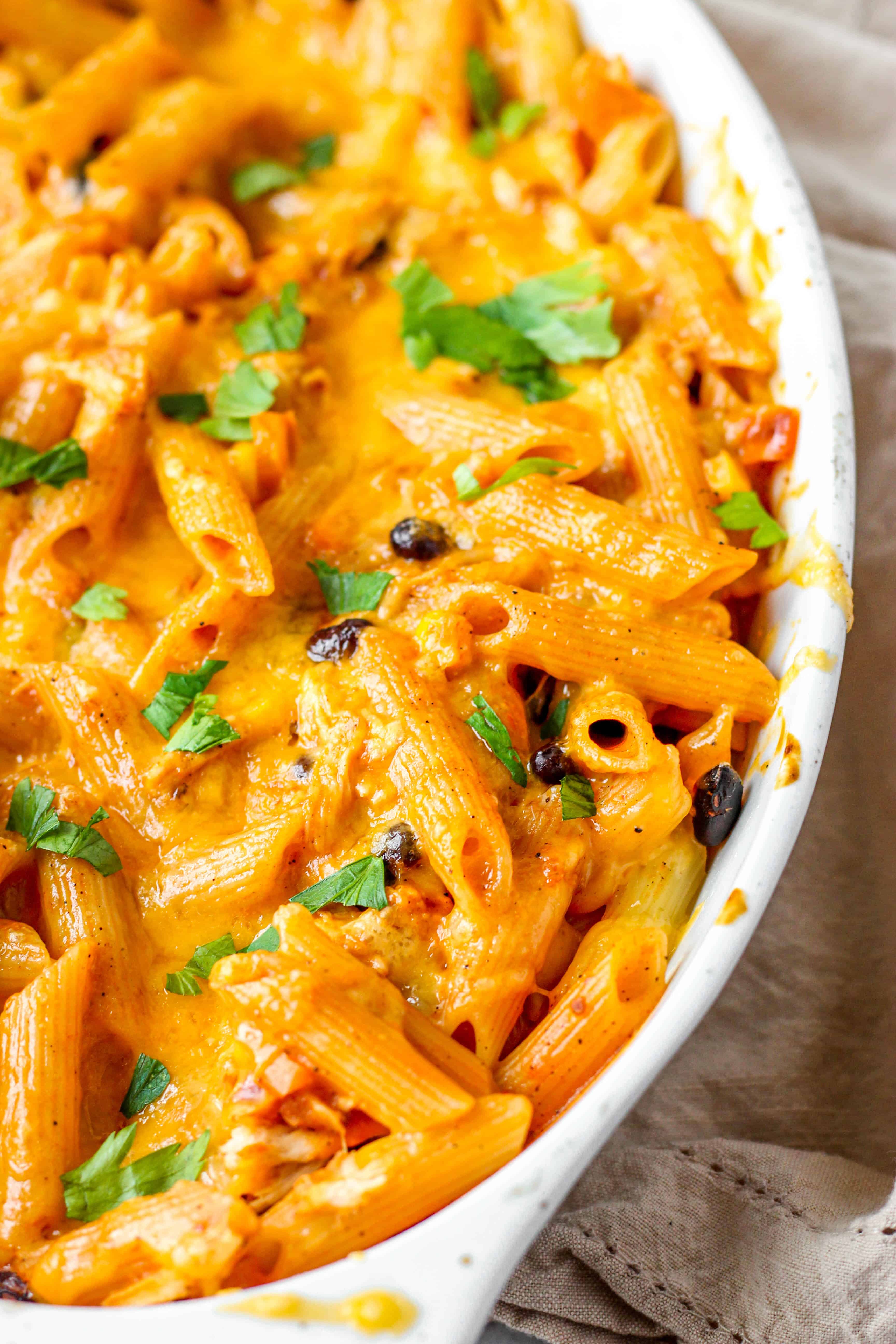 Fajita Pasta Bake A Seasoned Greeting