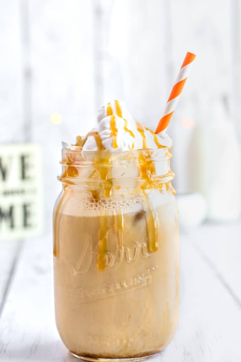 Iced Caramel Latte A Seasoned Greeting Coffee house at home