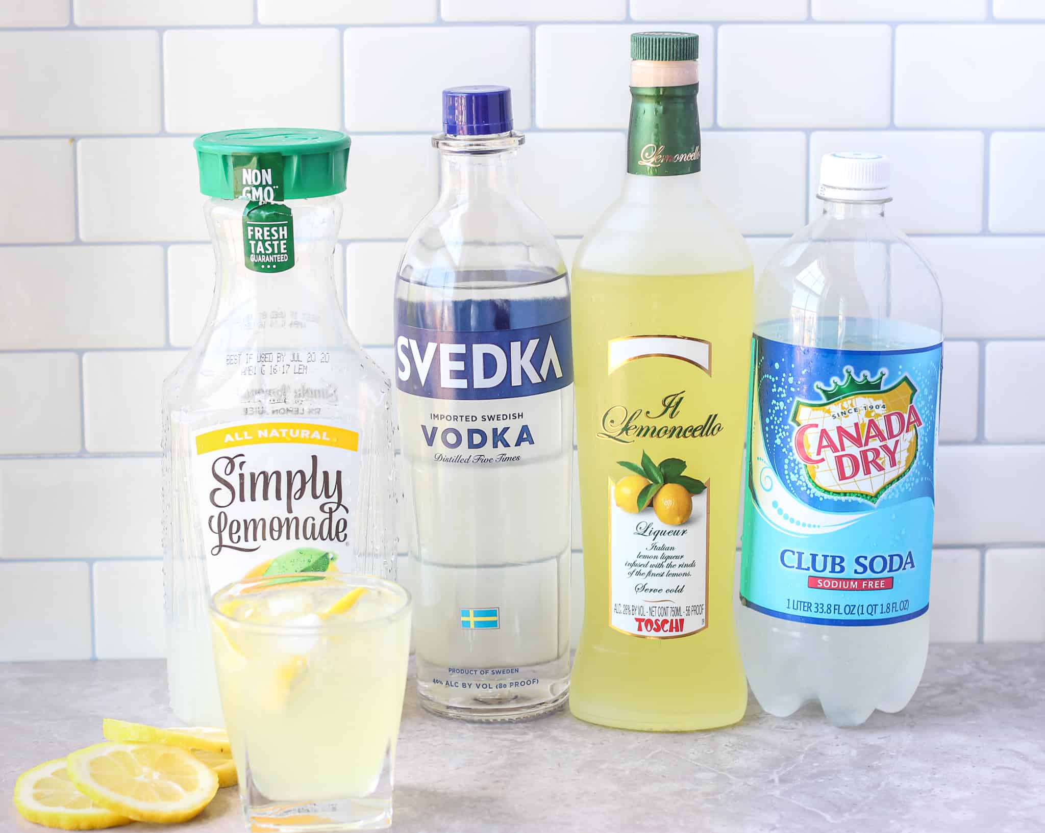 Limoncello and Vodka Cocktail - A Seasoned Greeting