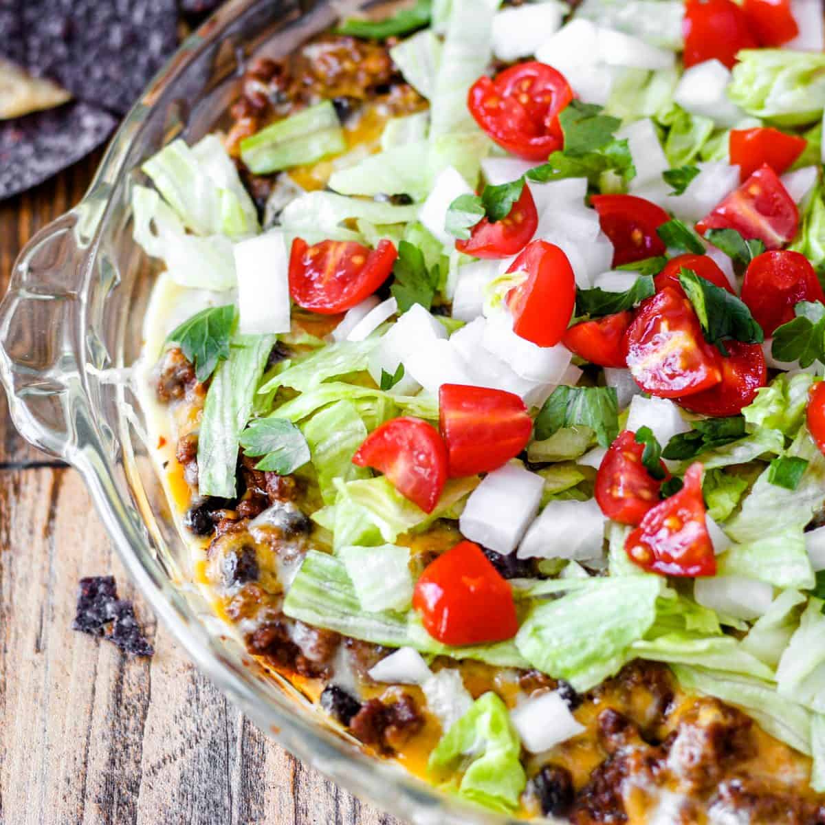 Hot Taco Dip A Seasoned Greeting Cheesy and Filling!