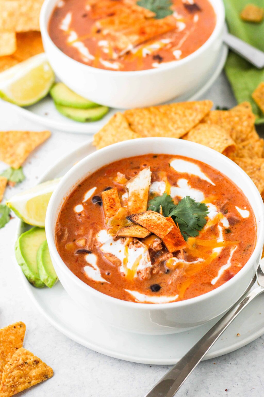 Creamy Chicken Tortilla Soup A Seasoned Greeting