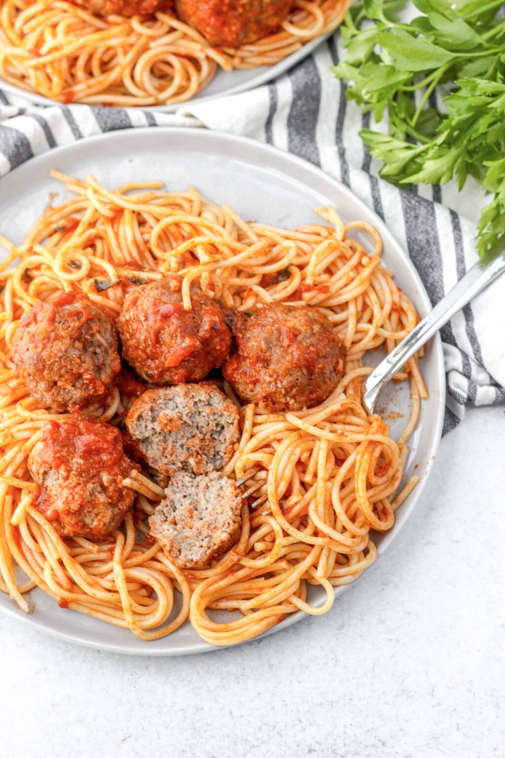 Easy Baked Meatballs A Seasoned Greeting