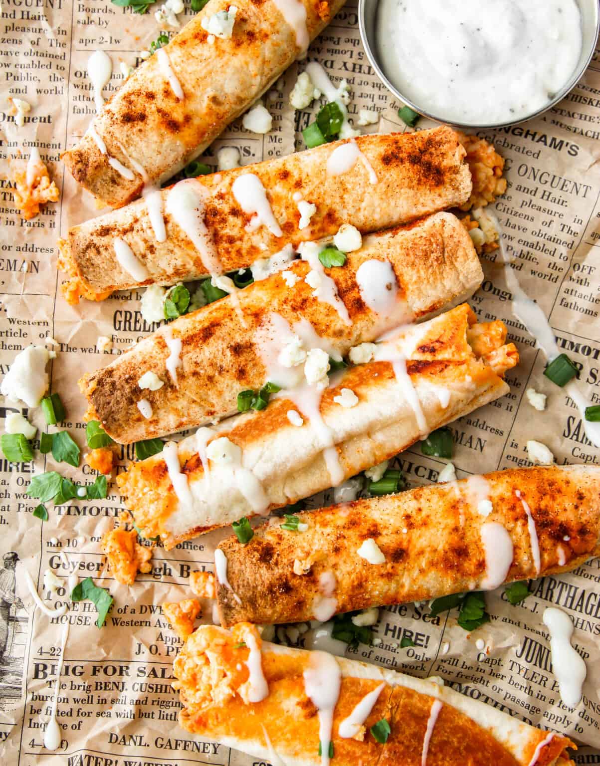 Buffalo Chicken Taquitos A Seasoned Greeting