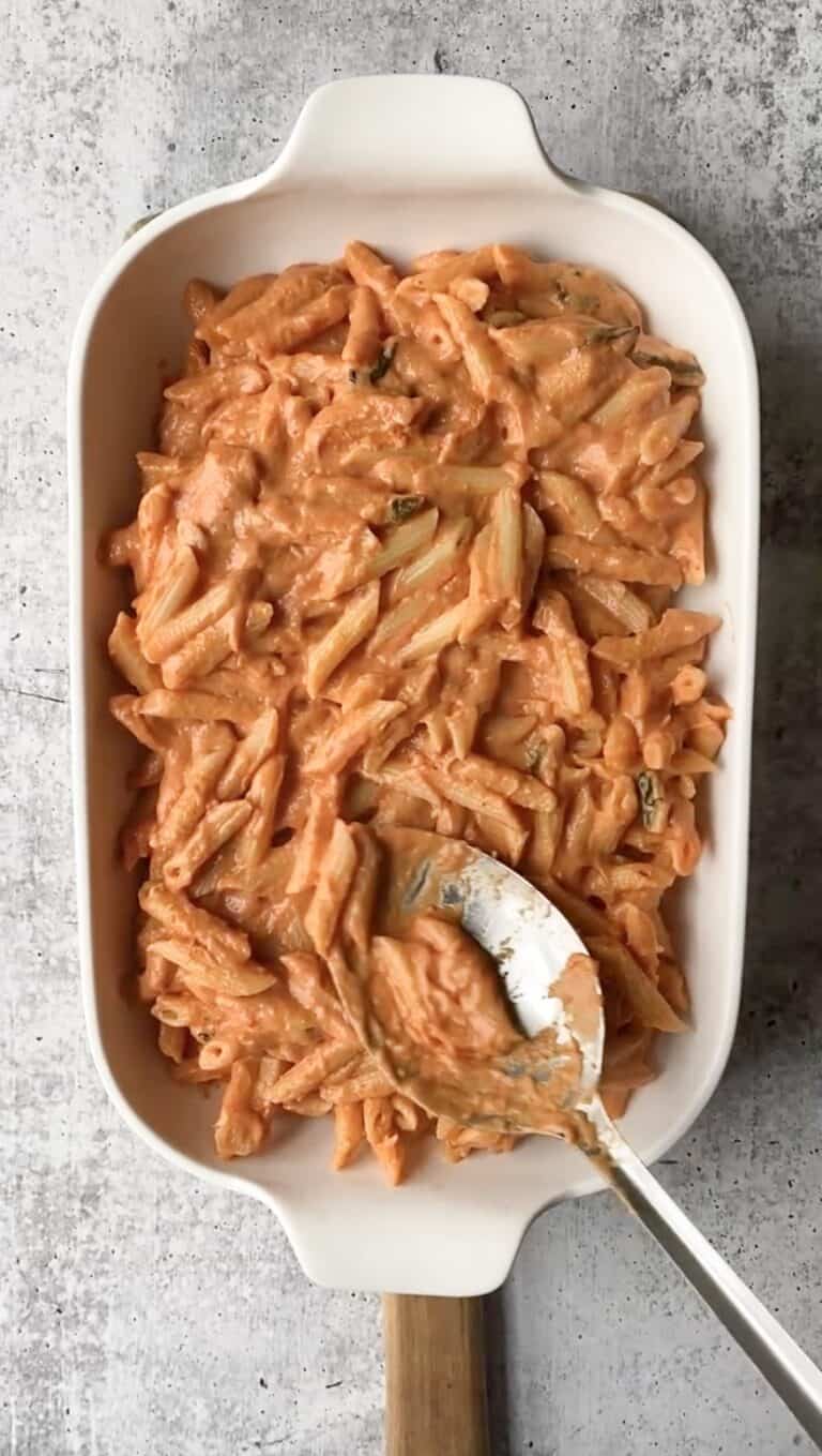 Baked Penne Vodka - A Seasoned Greeting