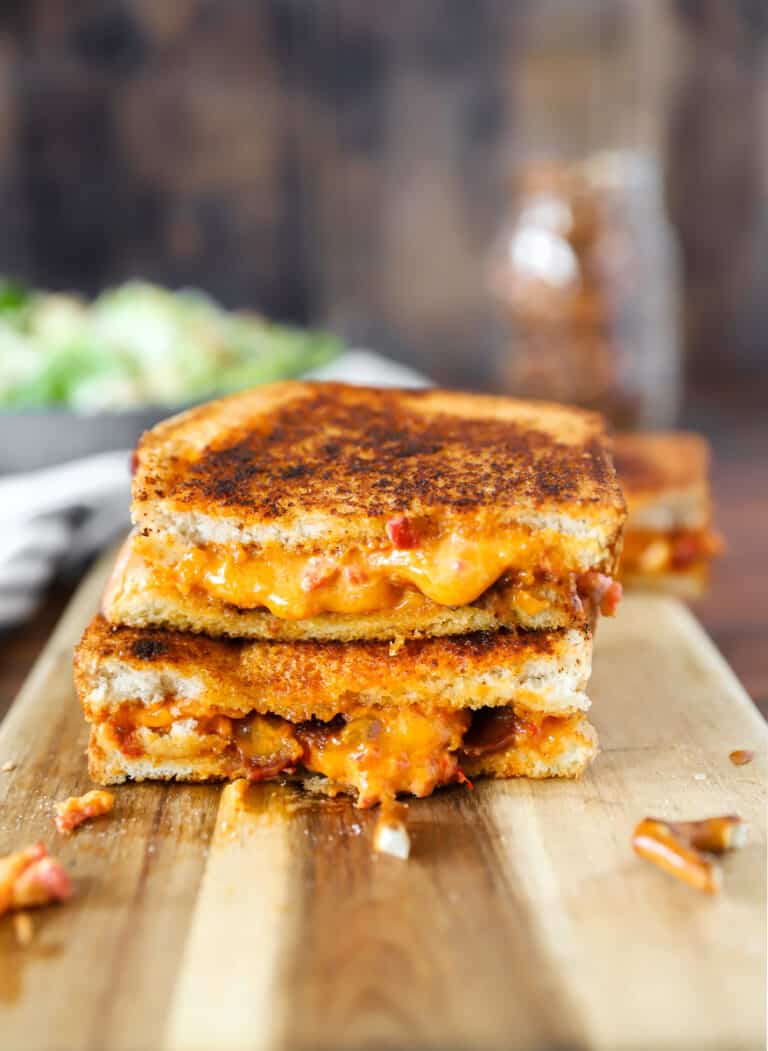 Pimento Cheese Grilled Cheese - A Seasoned Greeting