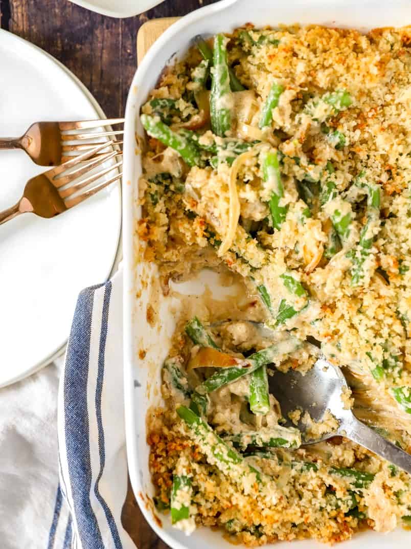 No Mushroom Green Bean Casserole A Seasoned Greeting