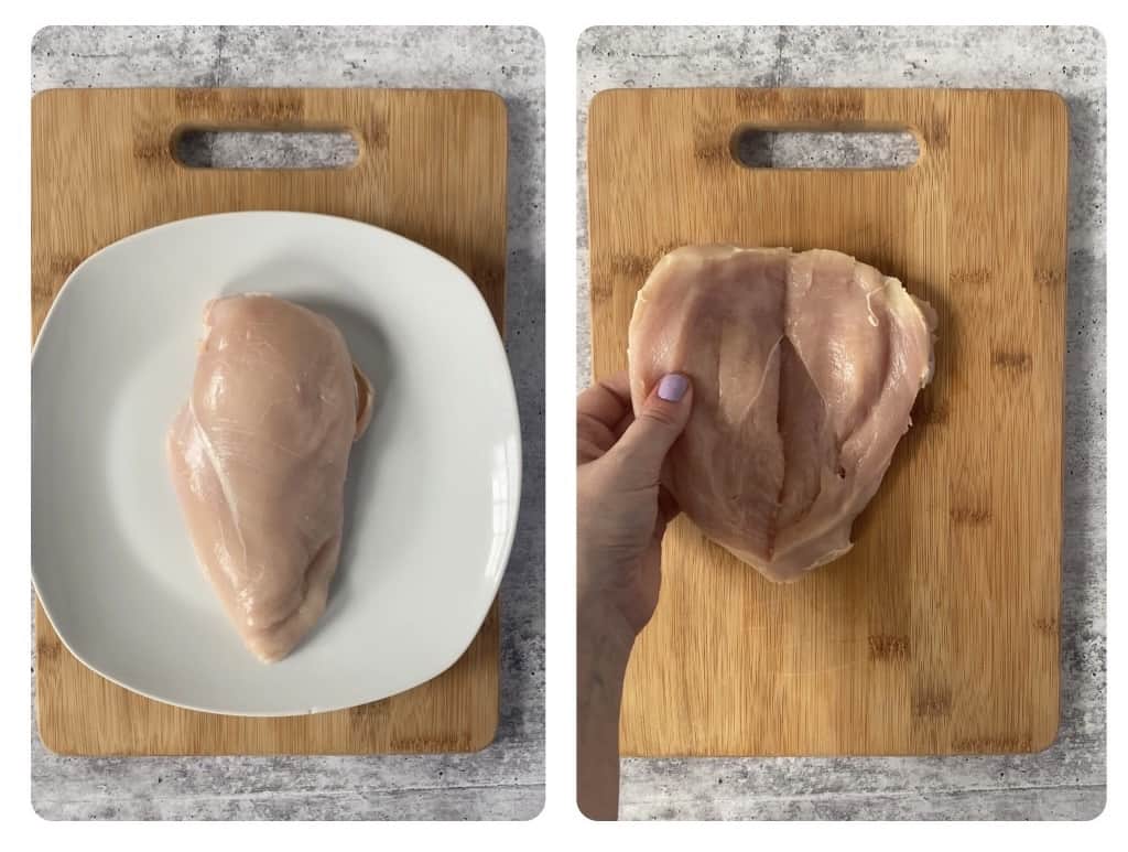 How To Butterfly Chicken Breasts ~ How to Prep Chicken Cutlets~ Noreen's  Kitchen 