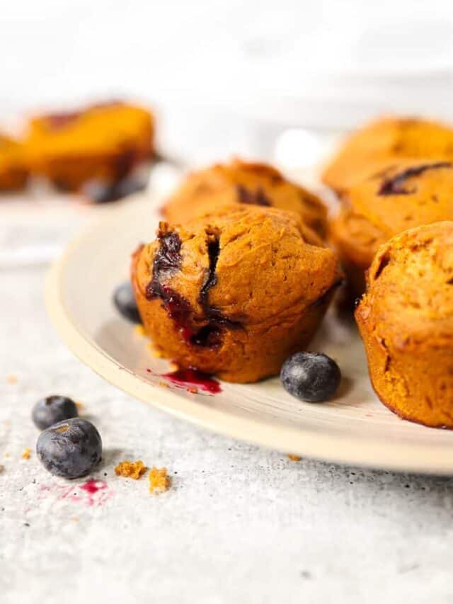 Pumpkin Blueberry Muffins