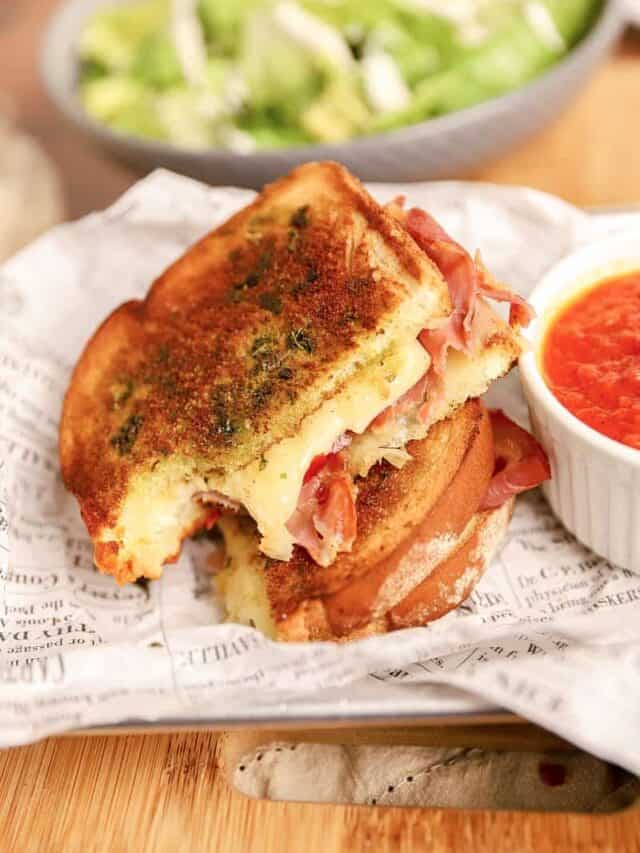 Italian Provolone Grilled Cheese A Seasoned Greeting